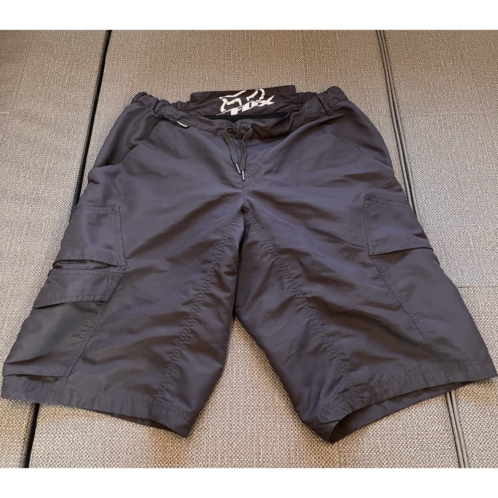 Fox Racing Ranger Men's Bike Short Size 36 Black Padded Liner MTB Mountain